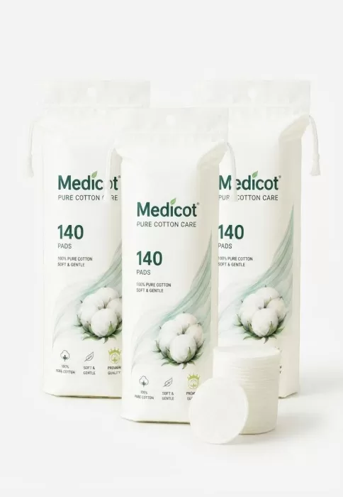 Bông Tẩy Trang Medicot 140 Miếng